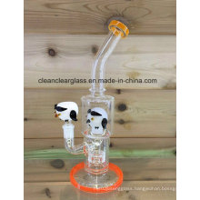 12" Glass Water Pipe Glass Smoking Pipe with Tyre Perc